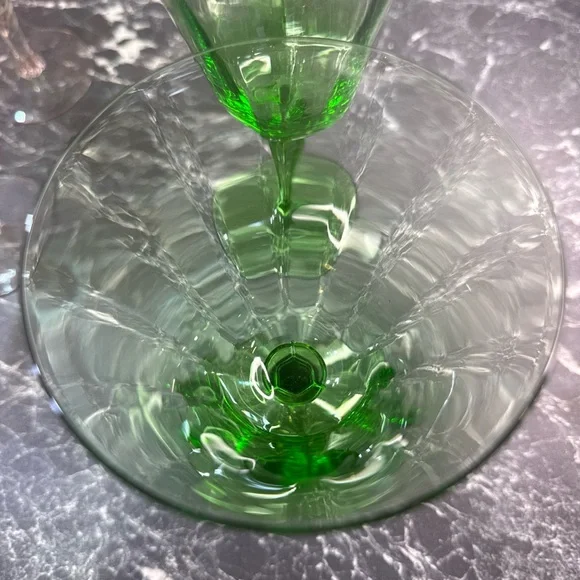 Fostoria Versailles 2 LIQUOR COCKTAIL Glass 5" And 3 Wine Glass 7” Lot Glow Gla - Picture 12 of 12